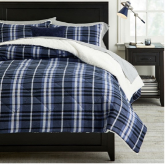 Parure de draps coton lit 140 cm 4 pièces Paraiso Bleue - Linge de lit